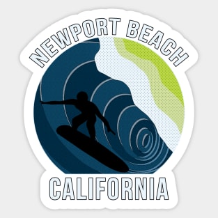 Newport Beach California Sticker